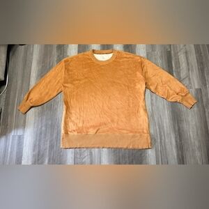 Aerie Oversized Rust Brown Sweater Size Medium